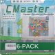 Konstrukcijska plošča za Lego 32x32, set 6 kosov, zelena, siva, modra