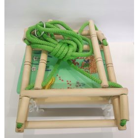 Lesena gugalnica za vrt za otroke