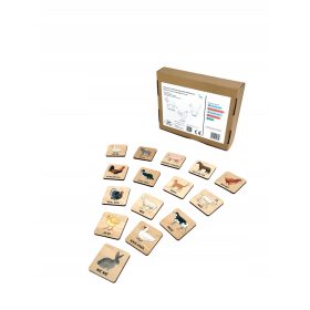   Lesena onomatopejska igrača - Učimo se govoriti: živali na podeželju