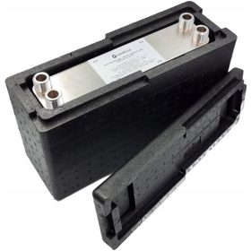   PLOŠČNI IZMENJEVALNIK 70 PLOŠČ 80kW 4 x 3/4" SANITLINE SL2370 + IZOLACIJA