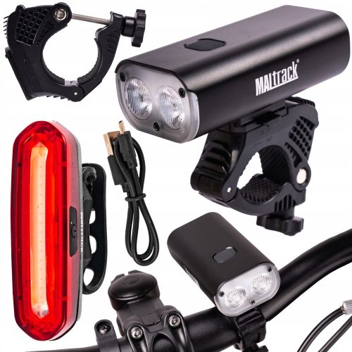 MalTrack 110425 kolesarska svetilka 1000 lm USB