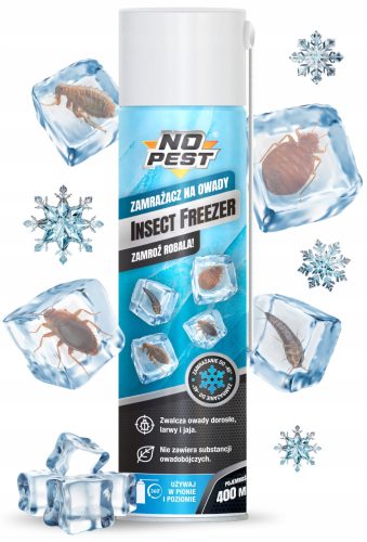 No-Pest Zamražalnik insektov - Spray proti stenicam, ušem, ribam, bolham - 400ml