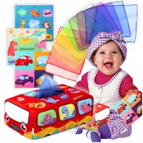 PLIŠASTI ŠKATLA SENZORIČNE IGRAČE MONTESSORI UČENJE