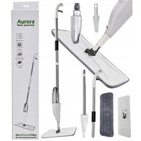   Ploščat mop za čiščenje tal s pršilko + mikrovlaken vložek