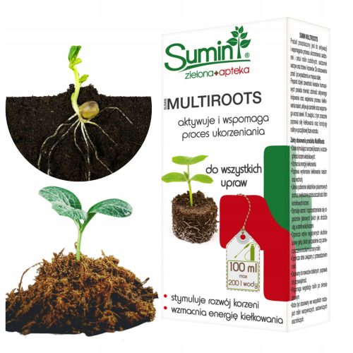 Multiroots tekoče gnojilo za spodbujanje rasti korenin 100 ml Sumin