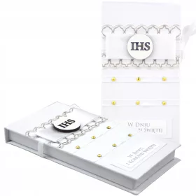    SPOMINKI PRVEGA SVETEGA OBHAJILA Škatlica za obhajilo, BELA