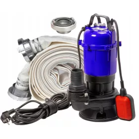    Einbach potopna črpalka 550 W 18000 l/h + gasilska cev Geko G70003 2" 20m