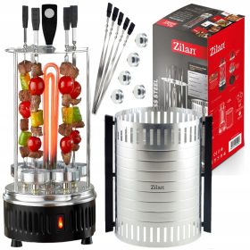    ELEKTRIČNI VERTIKALNI KONTAKTNI ŽAR KEBAB ŠAŠLIK TOAST 900W