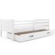 Postelja BMS Group Rino 97 x 196 cm bela