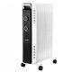 DMS 2500 W oljni radiator bela, črna