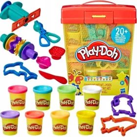   Play-Doh Ustvarjalni Set z Gnetenjem Testa 20+ Priborov v Vedru