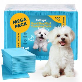   Pettigo Super Absorbent Training Pads for Dogs 60x60cm 100 pcs