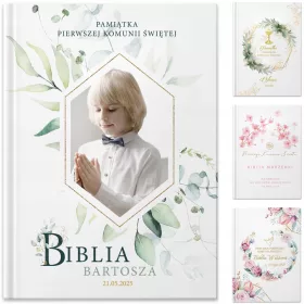   Slovenian Name: Personalizirana Sveta Biblija za Prvo Sveto Obhajilo s Trdimi Platnicami

SEO-Optimized Description: 
Personalizirana Sveta Biblija za Prvo Sveto Obhajilo je popolno darilo za posebno 