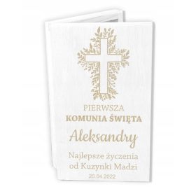   Pudełko za denar Prva sveta obhajilo Spominek svete obhajilo z graviranjem