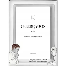    Srebrn okvir za fotografije SPOMINKI PRVEGA OBHAJILA, gravirano