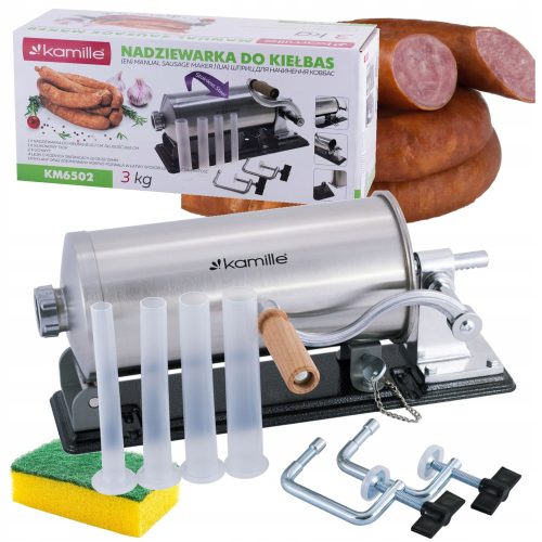 Nadziewarka do kiełbas Kamille 3 kg + GRATIS PRZEPISY