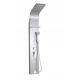 Tuš panel s hidromasažo Pioggia Corner 153x22 Inox