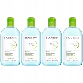   Bioderma Sebium H2O Antimikrobni micelarni čistilni robčki 2L (4 x 500ml)
