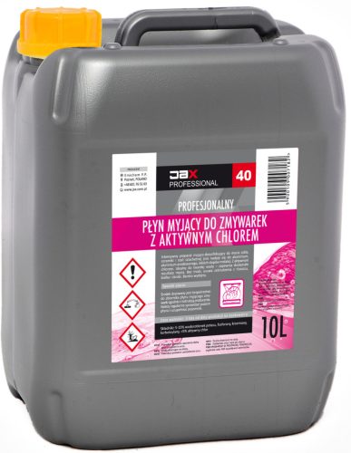 JAX Profesionalni detergent za pomivalne stroje z aktivnim klorom 10L