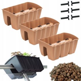 Balkonska škatla za cvetje s keramzitom 5l
