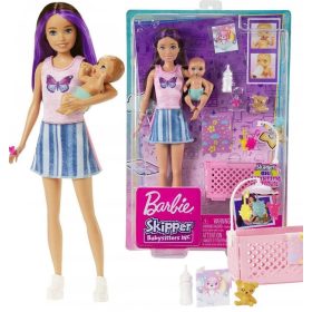   Lutka Barbie Skipper Babysitters varuška + dojenček dodatki HJY34 AR5095