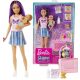 Lutka Barbie Skipper Babysitters varuška + dojenček dodatki HJY34 AR5095