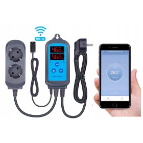   INKBIRD REGULATOR VLAŽNOSTI IHC-200-WIFI podpira vlažilnik in razvlaževalec zraka