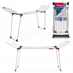   Slovenian name: Raztegljiva sušilna stojnica za perilo Vileda Infinity FLEX 128-128 cm x 216-300 cm

SEO-optimized description: Raztegljiva sušilna stojnica za perilo Vileda Infinity FLEX je inovativn