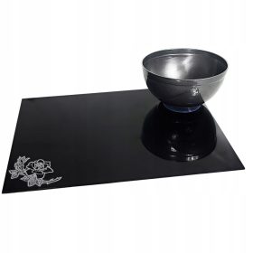 ELEGANTNO STOJALO ZA SVEČO Z ROŽO IZ ACRILNEGA STEKLA