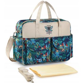   VSE-V-ENI ORGANIZATOR TORBE ZA VOZIČEK ZA STARŠE, VZORCI ALPAKA, LISTJE, PLAMENI