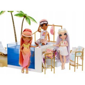  Igralni komplet Rainbow High Color Change Pool & Beach Club