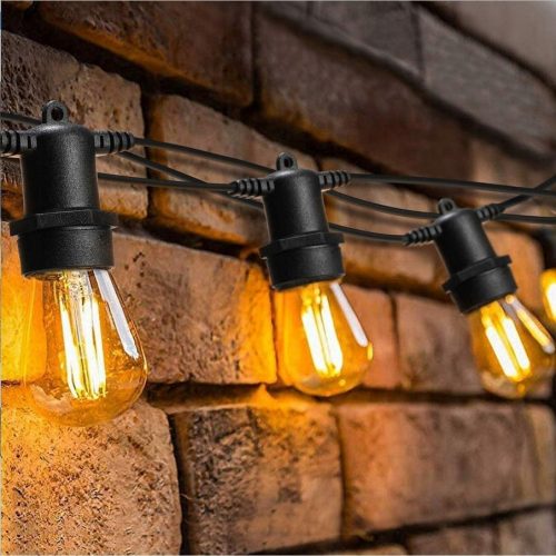 Zunanja viseča svetilka retro LED girlanda OxyLED, mrežasta vrtna dekoracija