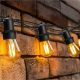 Zunanja viseča svetilka retro LED girlanda OxyLED, mrežasta vrtna dekoracija