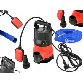    Heidmann potopna črpalka 1600 W 8000 l/h + Geko G70006 PVC cev 1" 20m