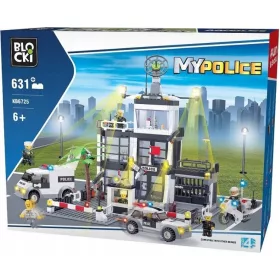 KOCKE KOCKE VELIKA POLICIJSKA POSTAJA 631 ELE AVTO + MOTOR