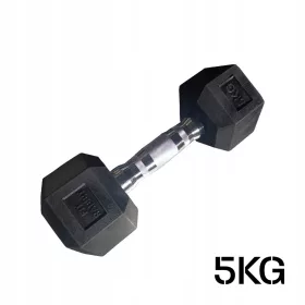 Fit-Rabbit Gumirana utež Hex 5 kg