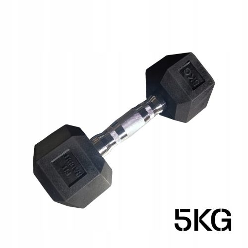 Fit-Rabbit Gumirana utež Hex 5 kg