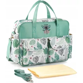   TORBA ORGANIZATOR ZA VOZIČEK ZA STARŠE | VZORCI, BARVE, LISTI FLAMINGA 3v1