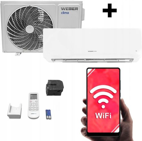 Weber Clima Q 2,6 kW + WiFi + 4D stenska klimatska naprava