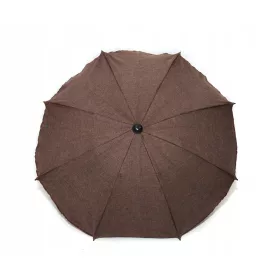 Parasolka za voziček Skyline UV 50 len melange 63 cm rjava