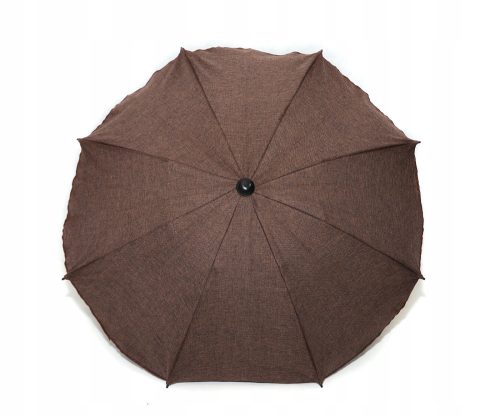 Parasolka za voziček Skyline UV 50 len melange 63 cm rjava