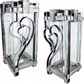 VELIKA MODERNA OKRASNA SVEČA ZA NAGROB 30,5CM