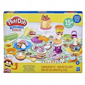  SLADKI KUHINJSKI KOMPLET Igralni komplet Play-Doh Sweet Cakes F2773 23 kos.