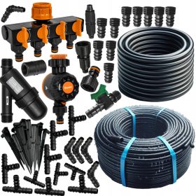   ASOVNIK ZA ZALIVANJE S KAPALNO LINIJO 25m MONTAŽNA CEV + KAPALNA CEV 100m