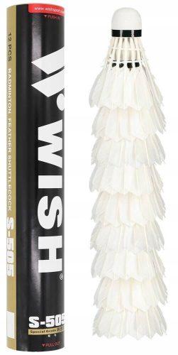 WISH Set pernatih petic za badminton 12 kos