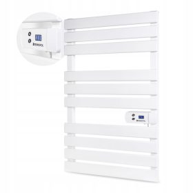   Električni kopalniški radiator Termofol 500W 555 x 890 mm bele barve