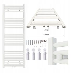   Aquabad® Virgo Slovenian Bathroom Radiator 500x1400 mm White