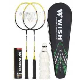   Set loparjev za badminton WISH FUSIONTEC 777K + Set loparjev WISH S505-06