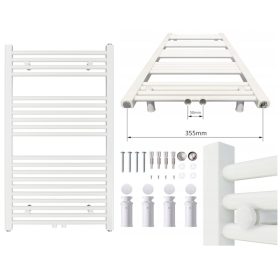   Aquabad® VIRGO Grzejnik za kopalnico 600x1000 mm 488 W bela RAL9016