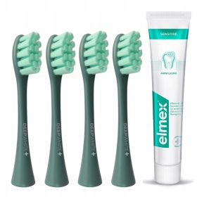    4x kartuše za Oclean X PRO Z1 AIR2 Pw09 nadomestne zelene + ELMEX SENSITIVE